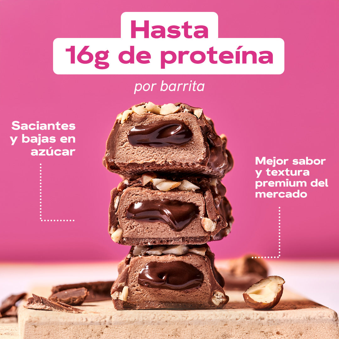 Creamy Core Hazelnut Nougat Protein Bars