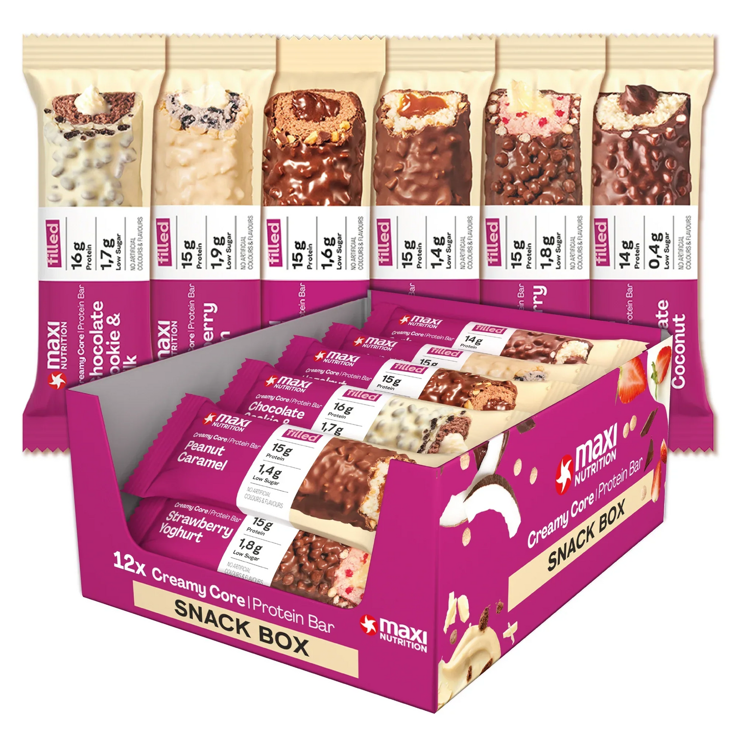 Creamy Core Chocolate Cookie and Milk Protein Bars