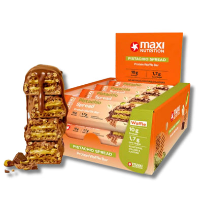 CRISPY WAFFLE PISTACHIO PROTEIN BARS