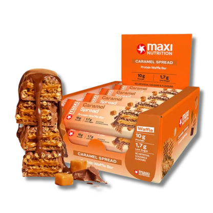 CRISPY WAFFLE CARAMEL PROTEIN BARS