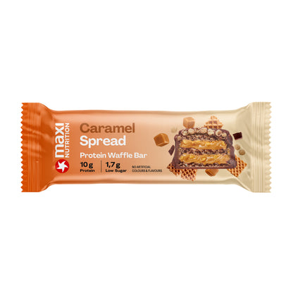 Crispy Waffle Caramel Protein Bars