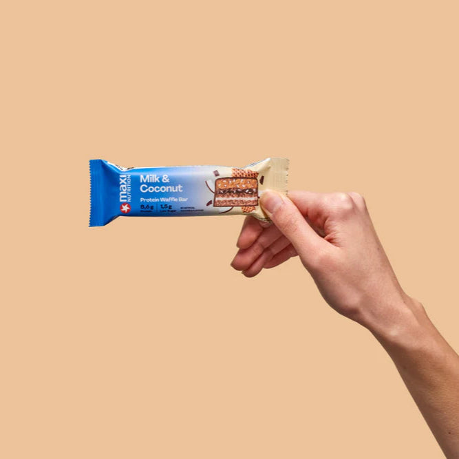 COCONUT MILKY WAFFLE PROTEIN BARS