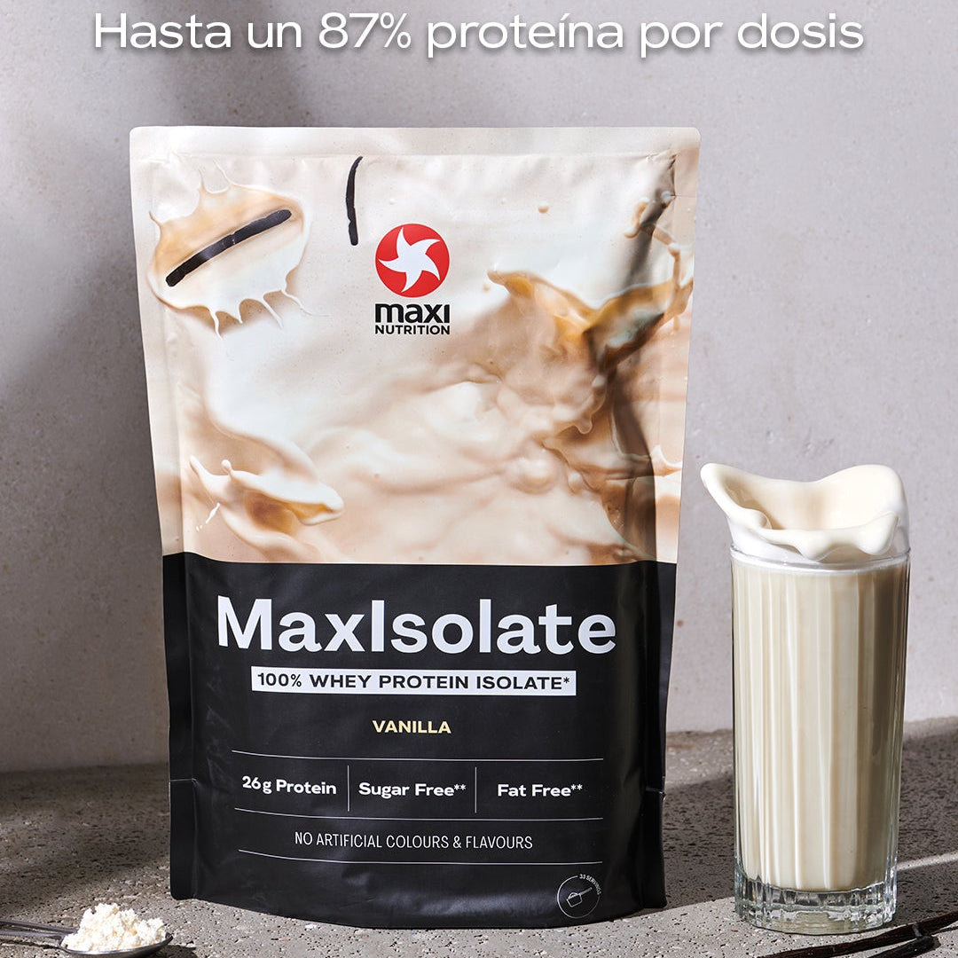 MAXISOLATE PROTEIN POWDER VAINILLA