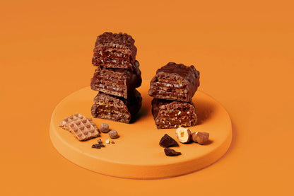 Crispy Waffle Hazelnut Spread Protein Bars