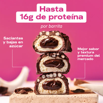 Creamy Core Dark Chocolate Coconut Protein Bars