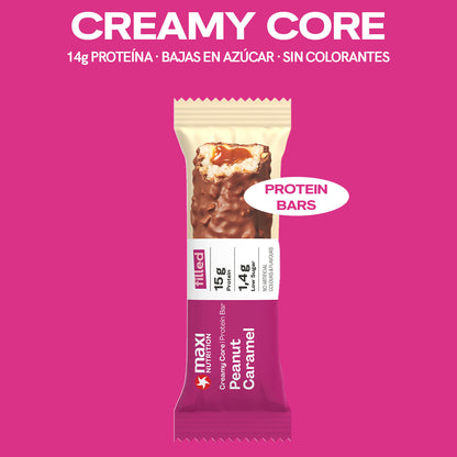 CREAMY CORE PEANUT CARAMEL PROTEIN BARS