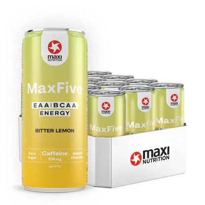 MAXFIVE ENERGY DRINK BITTER LEMON