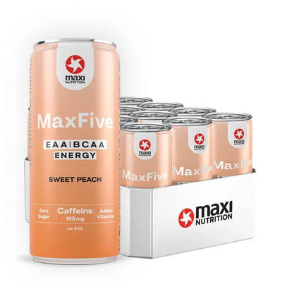 MAXFIVE ENERGY DRINK SPARKLING ICETEA PEACH