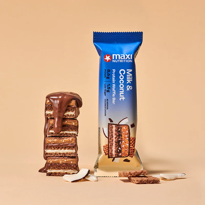 COCONUT MILKY WAFFLE PROTEIN BARS