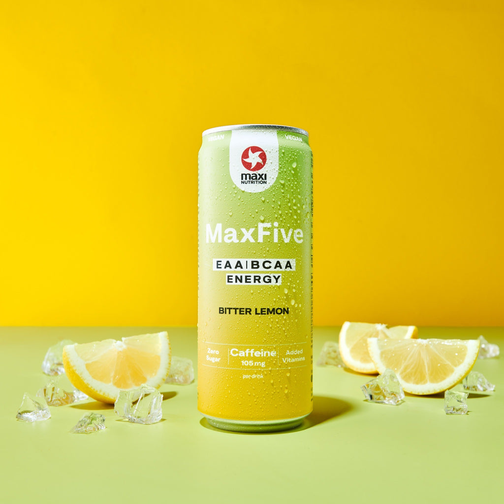 MAXFIVE ENERGY DRINK BITTER LEMON