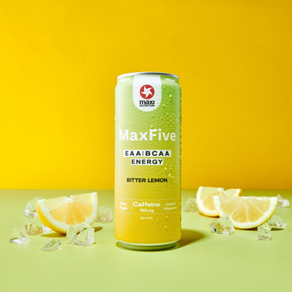 MAXFIVE ENERGY DRINK BITTER LEMON